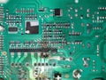 Burnt Out Damaged Electrical Circuit Board Royalty Free Stock Photo